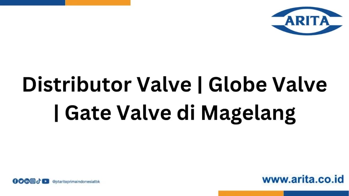 Distributor Valve | Globe Valve | Gate Valve di Magelang