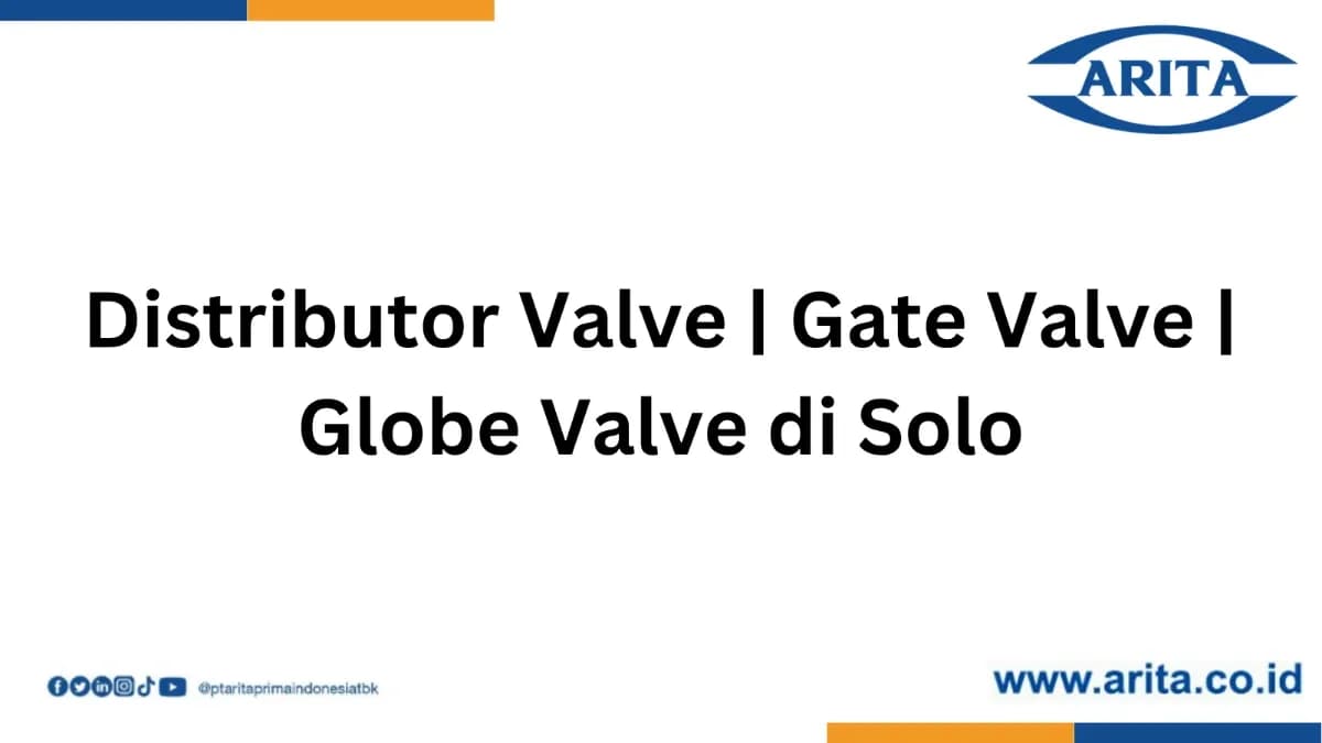Distributor Valve | Gate Valve | Globe Valve di Solo