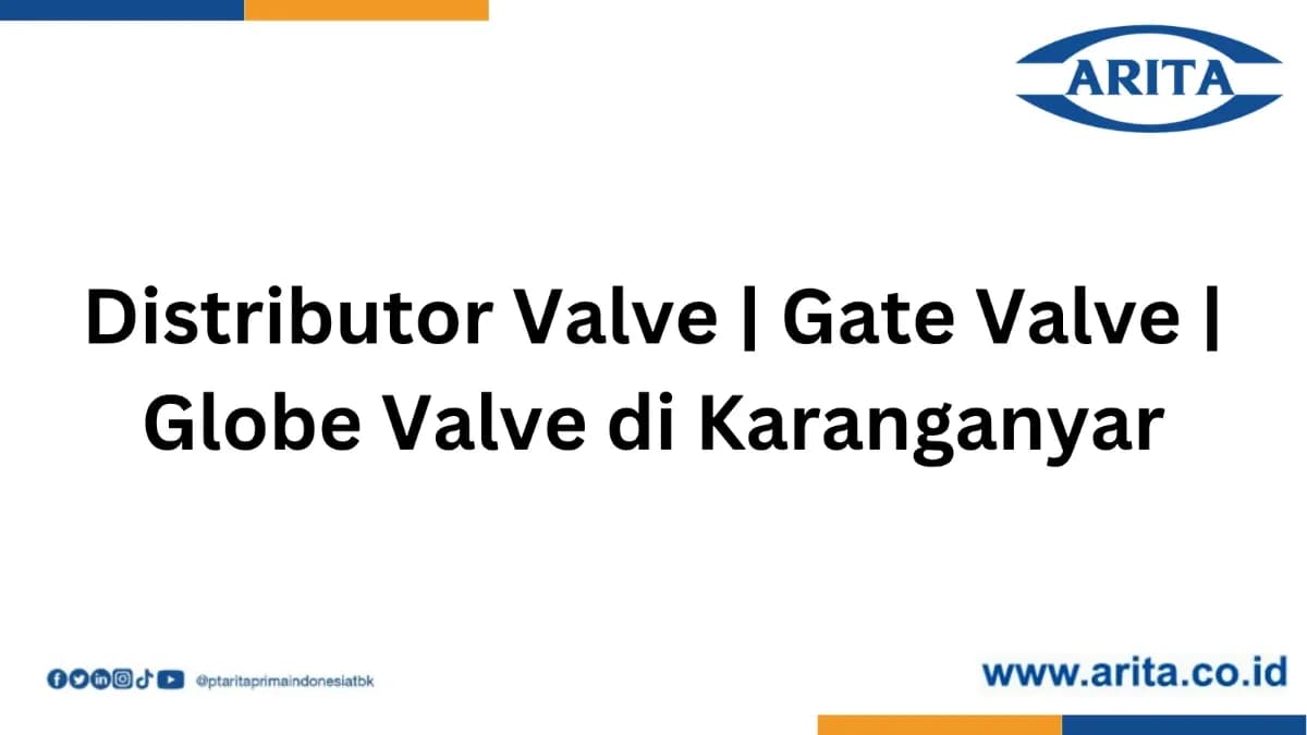 Distributor Valve | Globe Valve | Gate Valve di Karanganyar