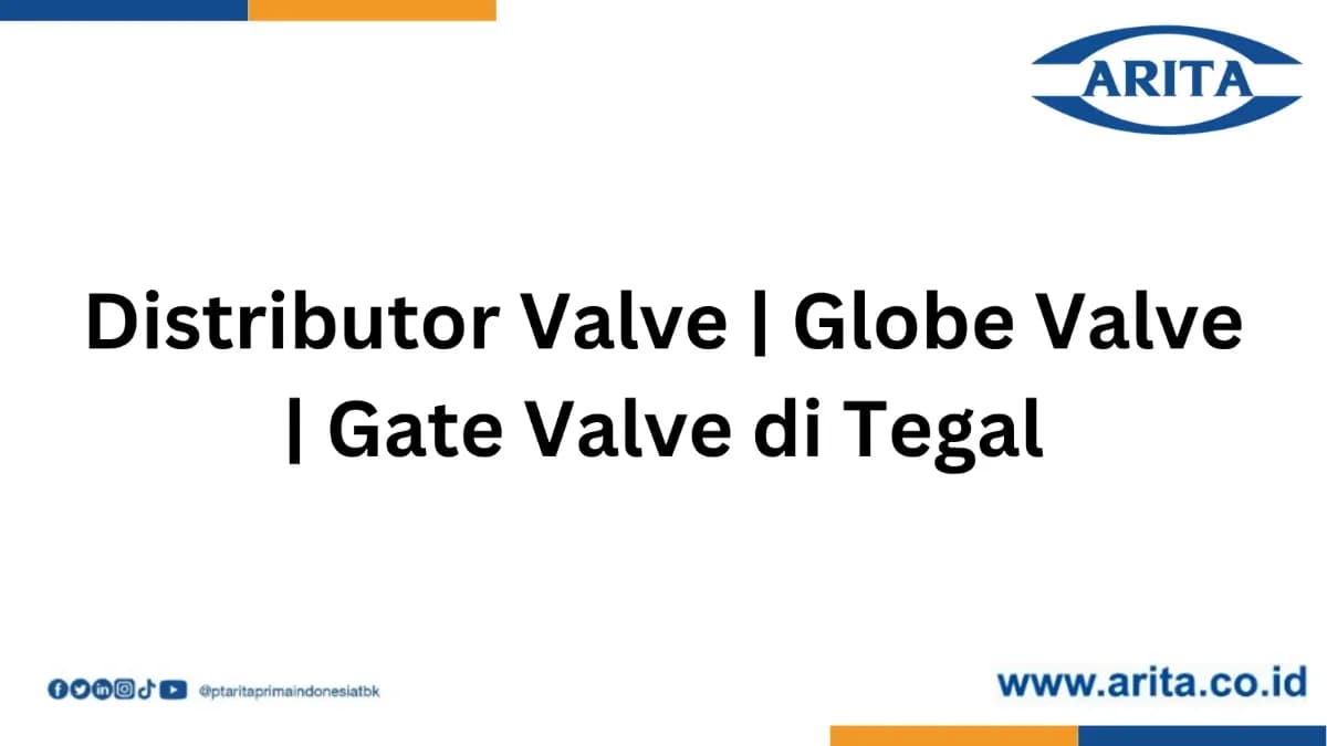 Distributor Valve | Gate Valve | Globe Valve di Tegal