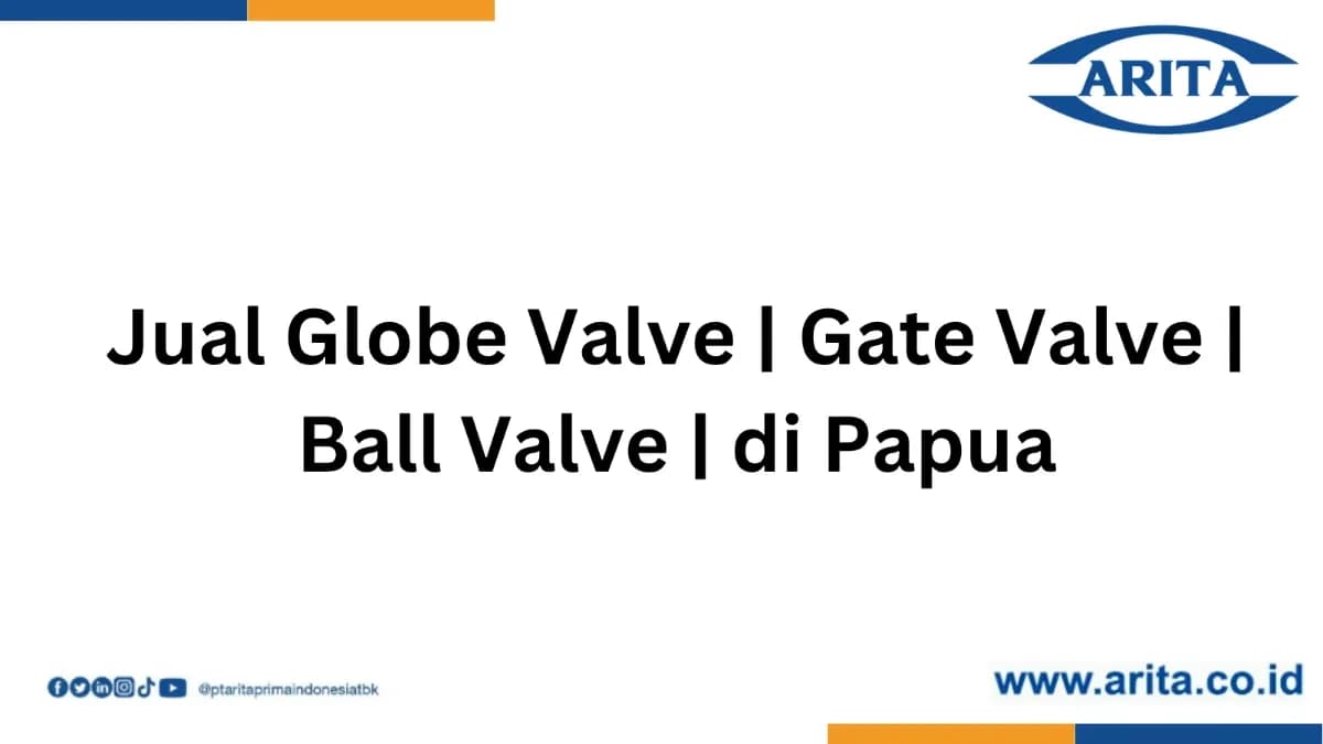 Jual Globe Valve | Gate Valve | Ball Valve di Papua