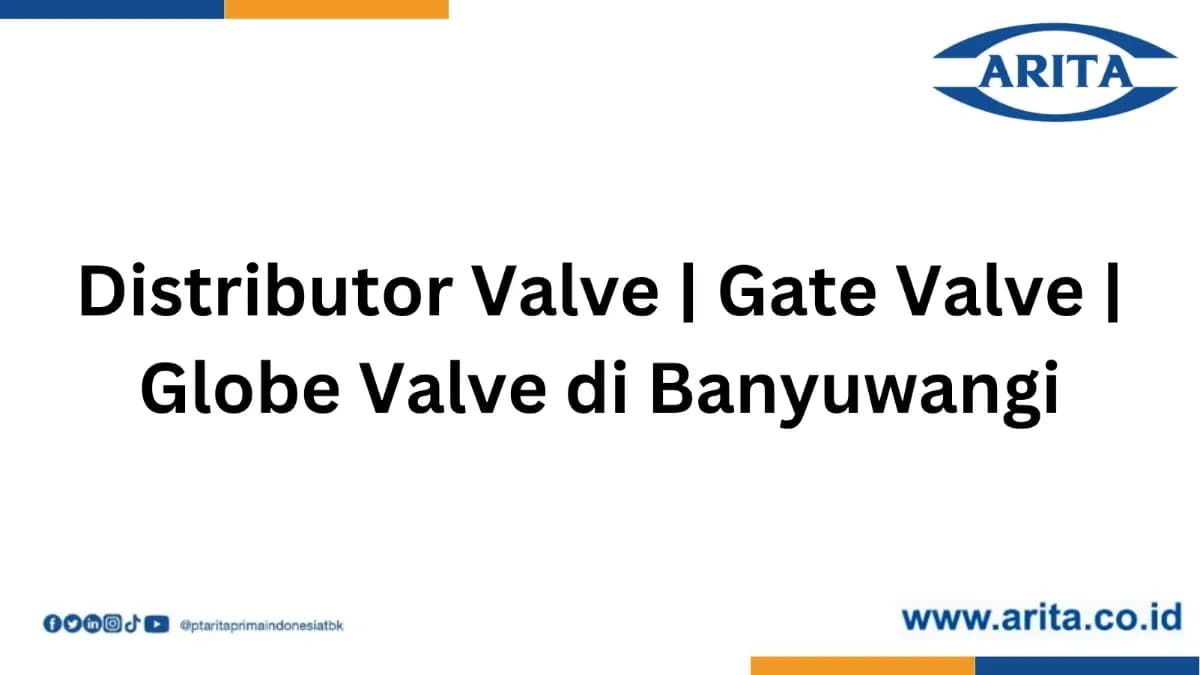 Distributor Valve | Gate Valve | Globe Valve di Banyuwangi