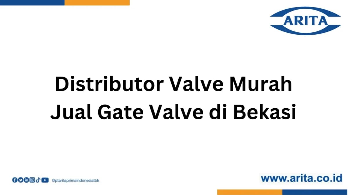 Distributor Valve Murah | Jual Gate Valve di Bekasi