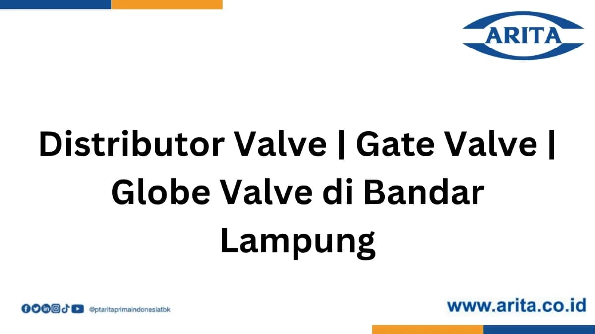 Distributor Valve | Gate Valve | Globe Valve di Bandar Lampung
