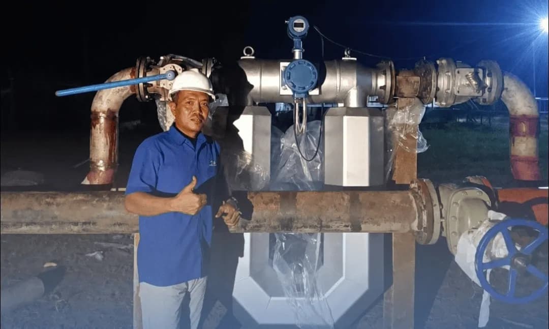 PEMASANGAN CORIOLIS FLOW METER SIZE 6 INCH DI PALANGKARAYA