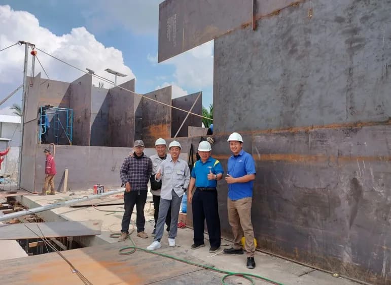 WATER TREATMENT PLAN (WTP) , KAPASITAS : 100LPS DI BANJARMASIN