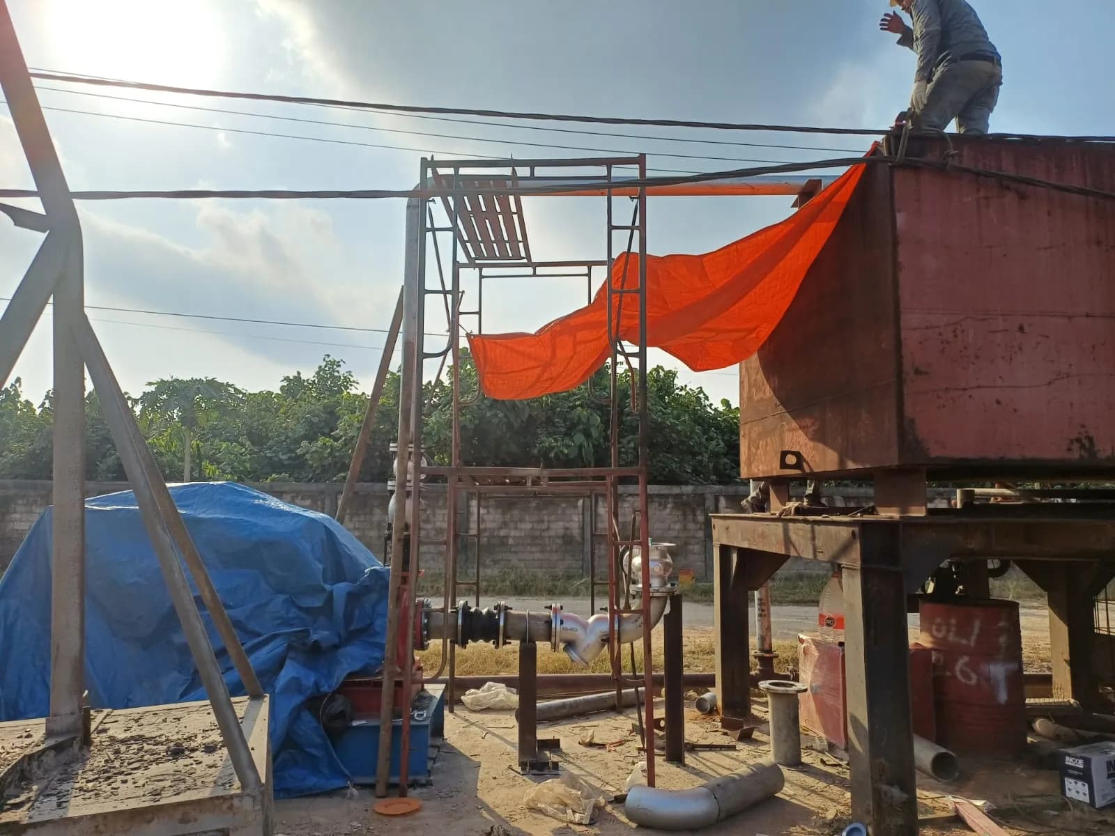 Pengadaan & Installasi Diesel Fire Pump, Galangan Kapal PT. Dok Pendingin, Site Samarinda