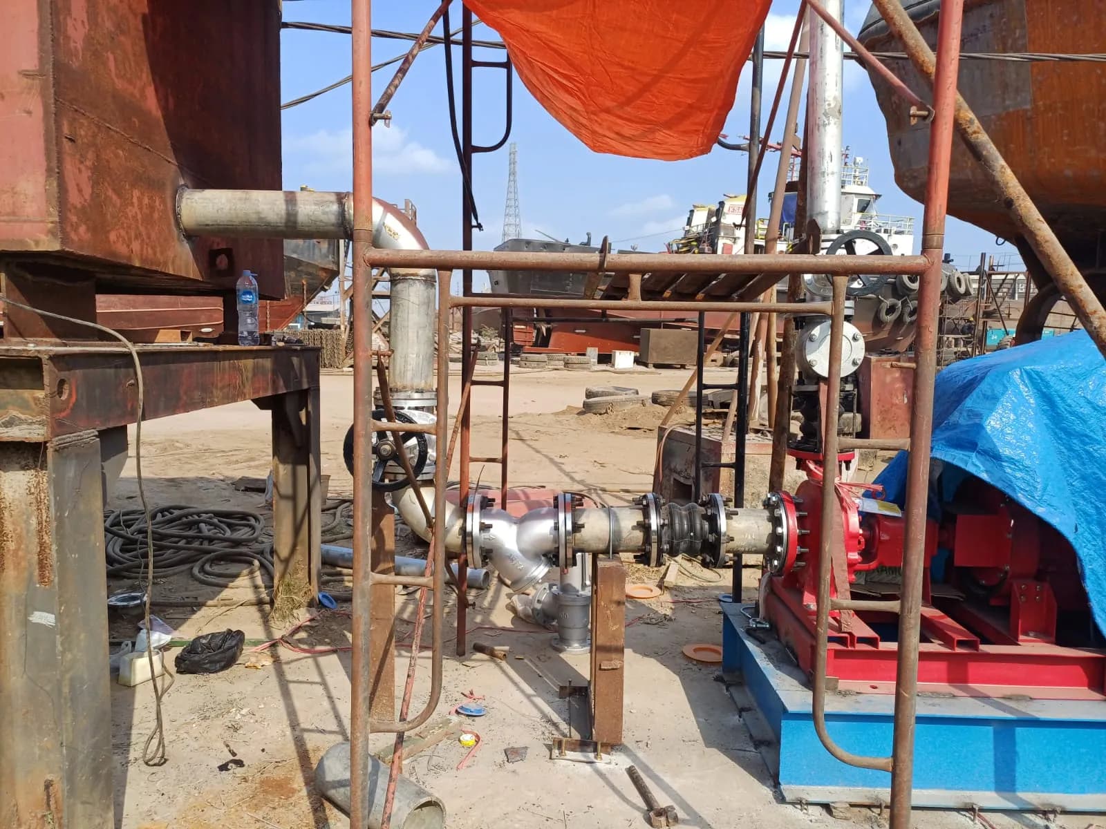 Pengadaan & Installasi Diesel Fire Pump, Galangan Kapal PT. Dok Pendingin, Site Samarinda