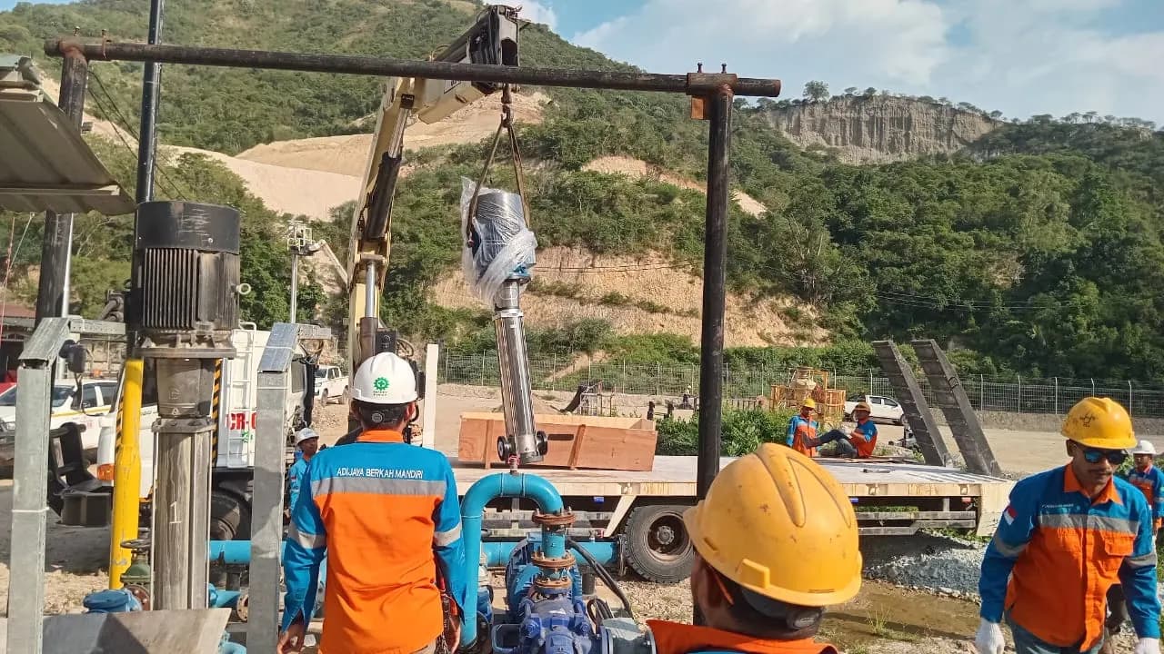 Pompa for Mining Gold untuk PT Adijaya Karya Makmur