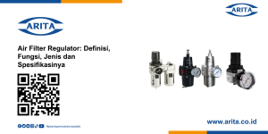 Air Filter Regulator: Definisi, Fungsi, Jenis dan Spesifikasinya