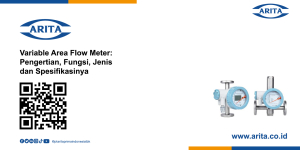 Variable Area Flow Meter: Pengertian, Fungsi, Jenis dan Spesifikasinya